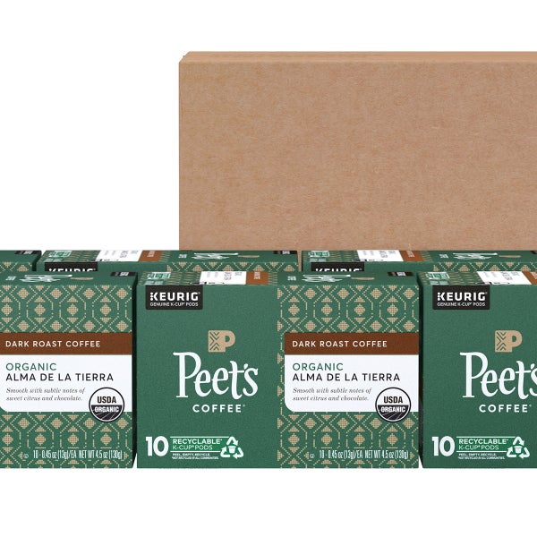 Peet's Coffee Organic Alma De La Tierra K-Cup Pod, 60-count