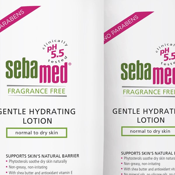 Sebamed Fragrance Free Gentle Hydrating Lotion, 2-pack