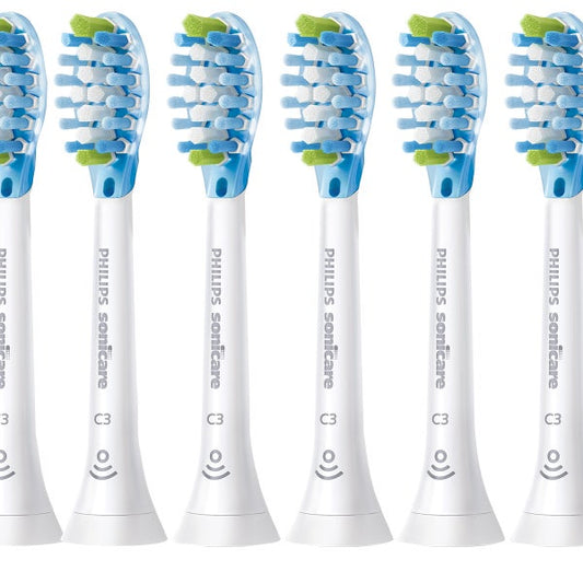 Philips Sonicare Premium Plaque Control, Replacement Electric Toothbrush Heads, Soft Bristle, 8-count