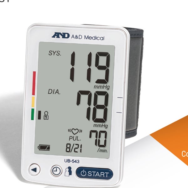 A&D Medical Premium Digital Wrist Blood Pressure Monitor