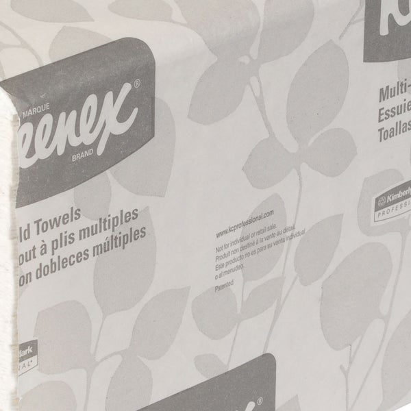 Kleenex Multifold Paper Towels 1-ply, White, 1 Case, 2400-count, 16-pack