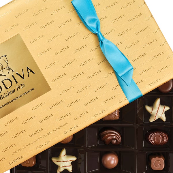 Godiva Premium Assorted Chocolate Gift Box, 2 pack, 54 pieces total, 22.6 total oz.