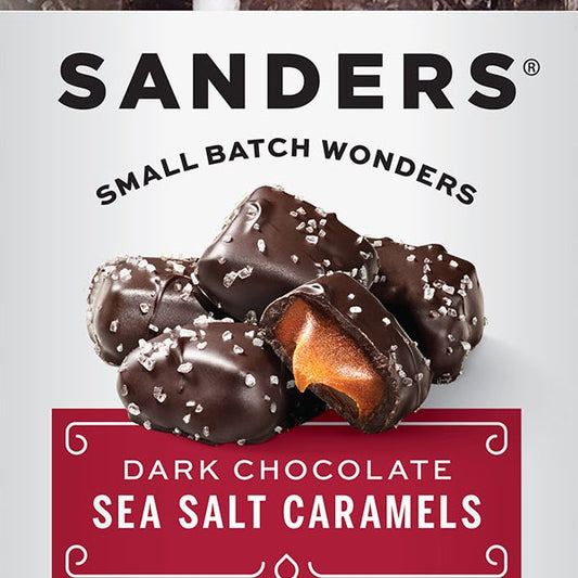 Sanders Dark Chocolate Sea Salt Caramels 36 oz., 2-pack
