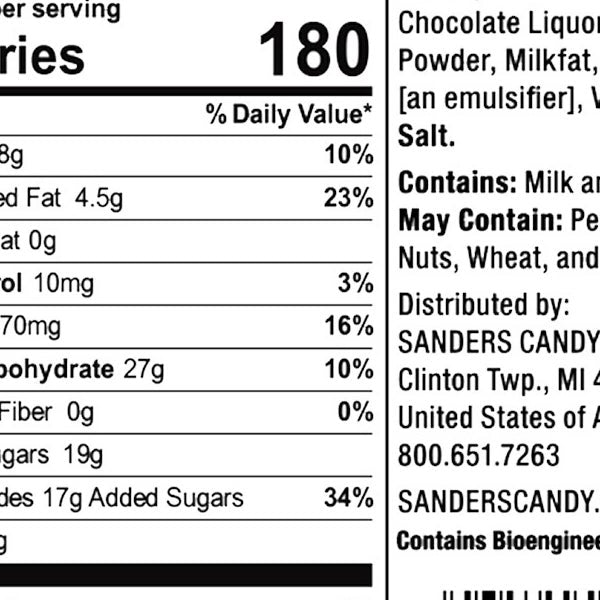 Sanders Dark Chocolate Sea Salt Caramels 36 oz., 2-pack