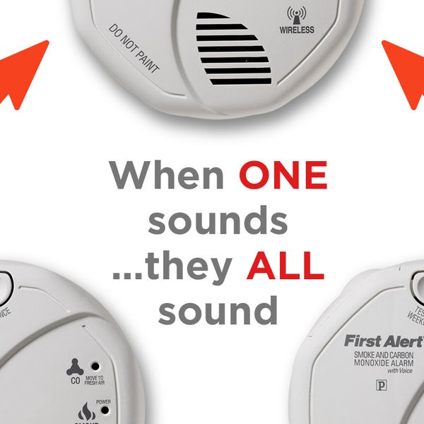 First Alert Smoke and Carbon Monoxide Alarm, 3-pack
