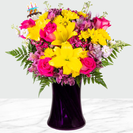 Birthday Celebration Floral Arrangement