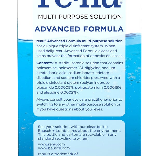 renu Advanced Formula Multi-Purpose Solution, 50 Ounces