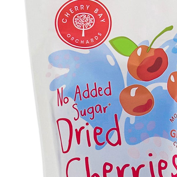 Cherry Bay Orchards No-Added-Sugar Dried Montmorency Cherries 8 oz Bag 2-pack