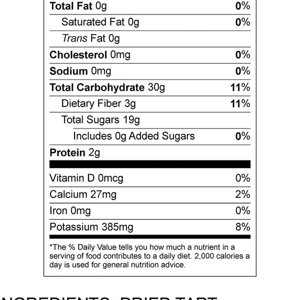 Cherry Bay Orchards No-Added-Sugar Dried Montmorency Cherries 8 oz Bag 2-pack