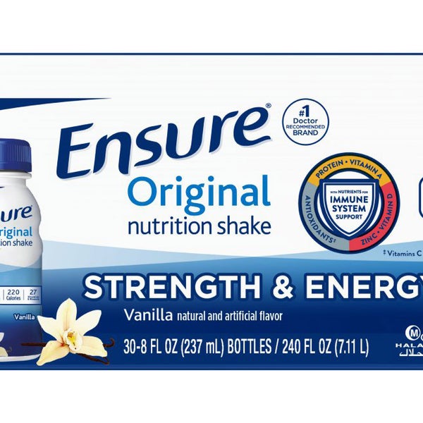Ensure Original Nutrition Shake, 8 fl. oz, 30-pack, Vanilla