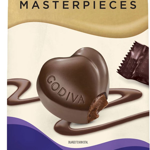 Godiva Dark Chocolate Ganache Hearts 14.8 oz 4-pack
