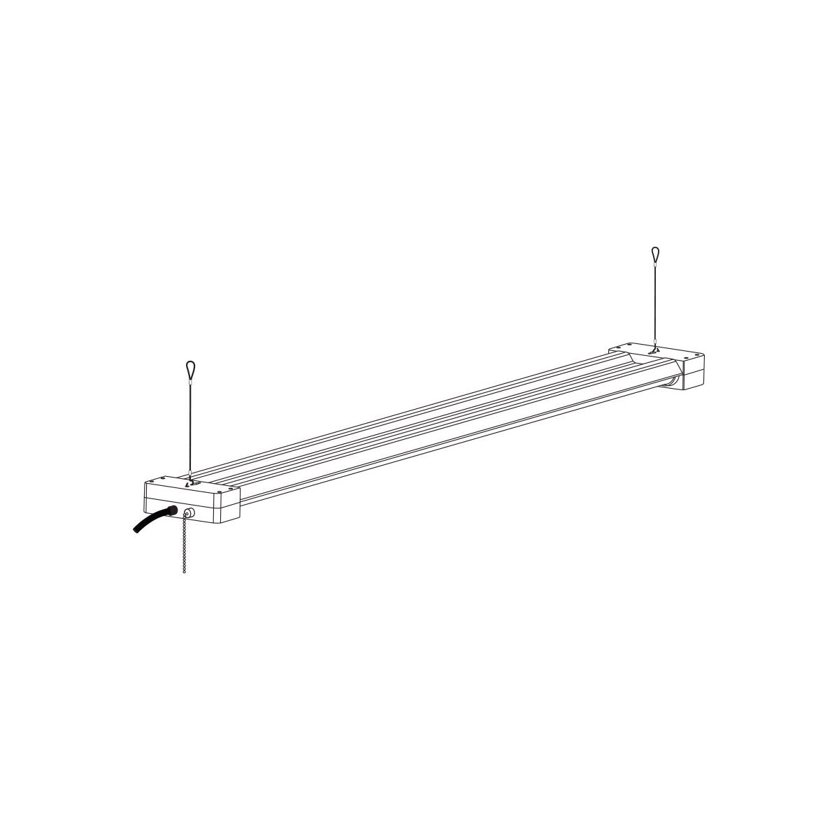 Feit Electric LED 4' Replacement Glass Tubes, 12-pack