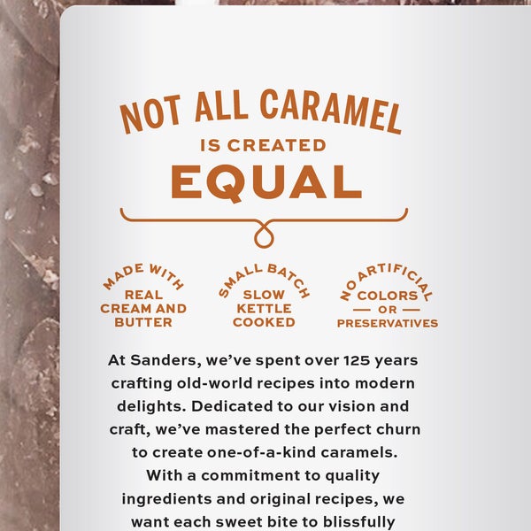 Sanders Milk Chocolate Sea Salt Caramels 36 oz, 2-pack