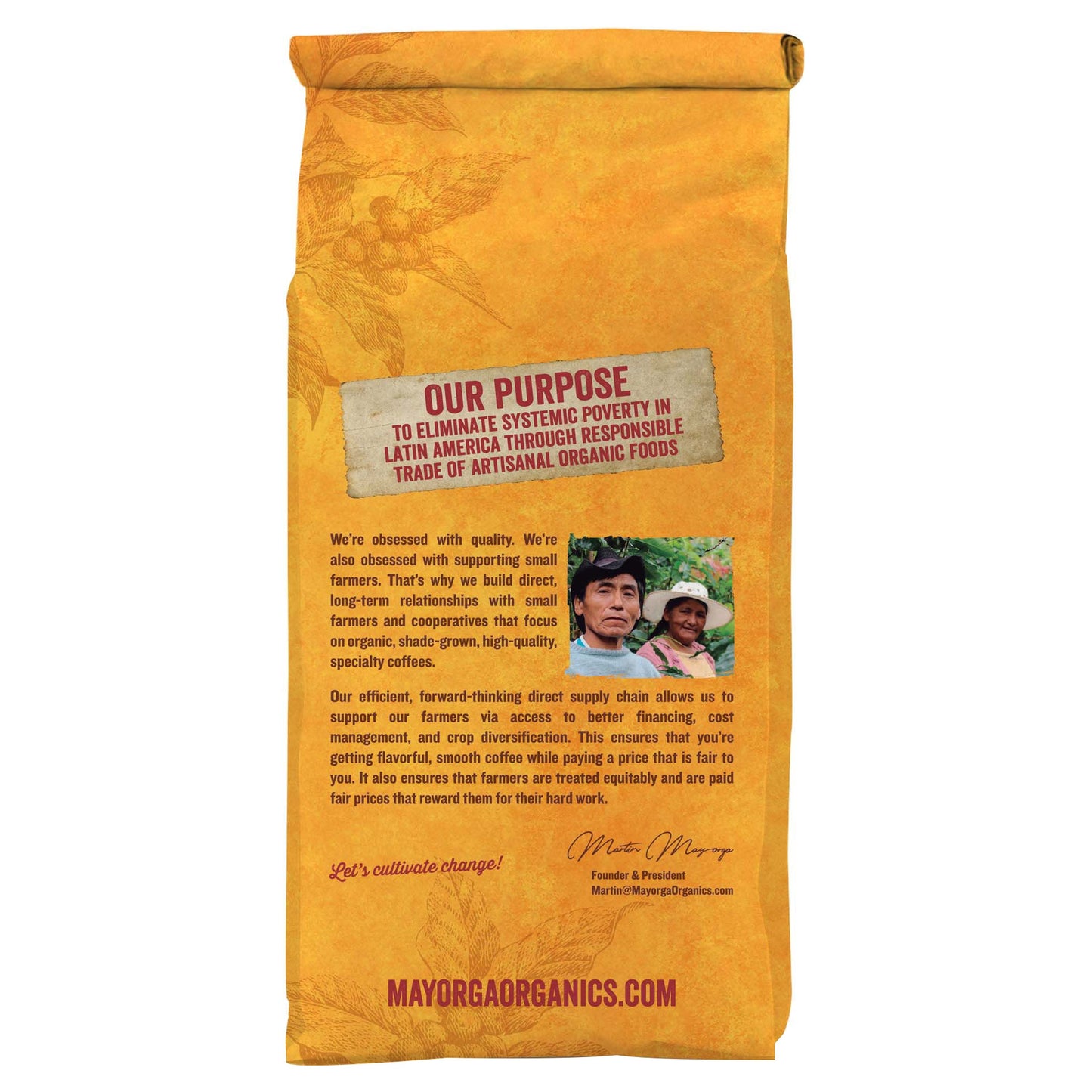 Mayorga Café Cubano Roast, USDA Organic, Dark Roast, Whole Bean Coffee, 2lb, 2-pack