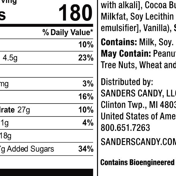 Sanders Dark Chocolate Sea Salt Caramels 36 oz., 2-pack