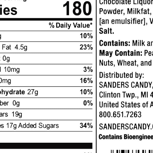 Sanders Milk Chocolate Sea Salt Caramels 36 oz, 2-pack