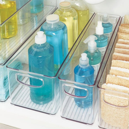 iDESIGN Linus Deep Storage Bins, 6-piece Set