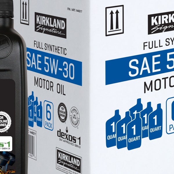 Kirkland Signature 1-Quart 0W20 & 5W30 Full Synthetic Motor Oil, 12-pack