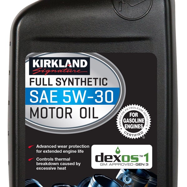 Kirkland Signature 1-Quart 0W20 & 5W30 Full Synthetic Motor Oil, 12-pack