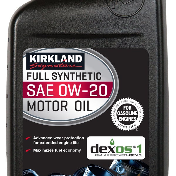Kirkland Signature 1-Quart 0W20 & 5W30 Full Synthetic Motor Oil, 12-pack