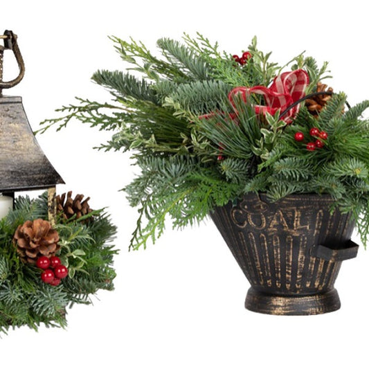 Lantern With Coal Bucket