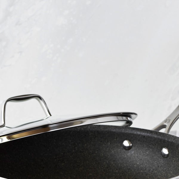 Henckels Capri Granitium 4.4-Quart Non-Stick Perfect Pan with Lid