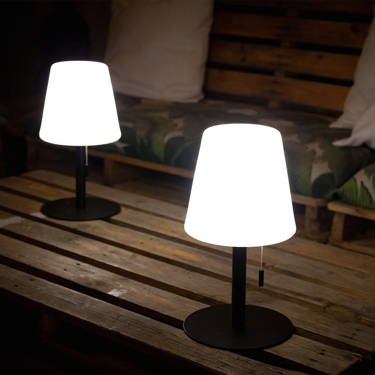 Light Your Patio Cordless Mini Lamp, 2-pack