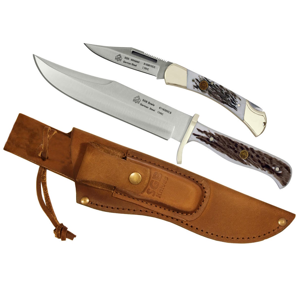 Puma SGB Bowie Outdoorsman Combo Knife Set