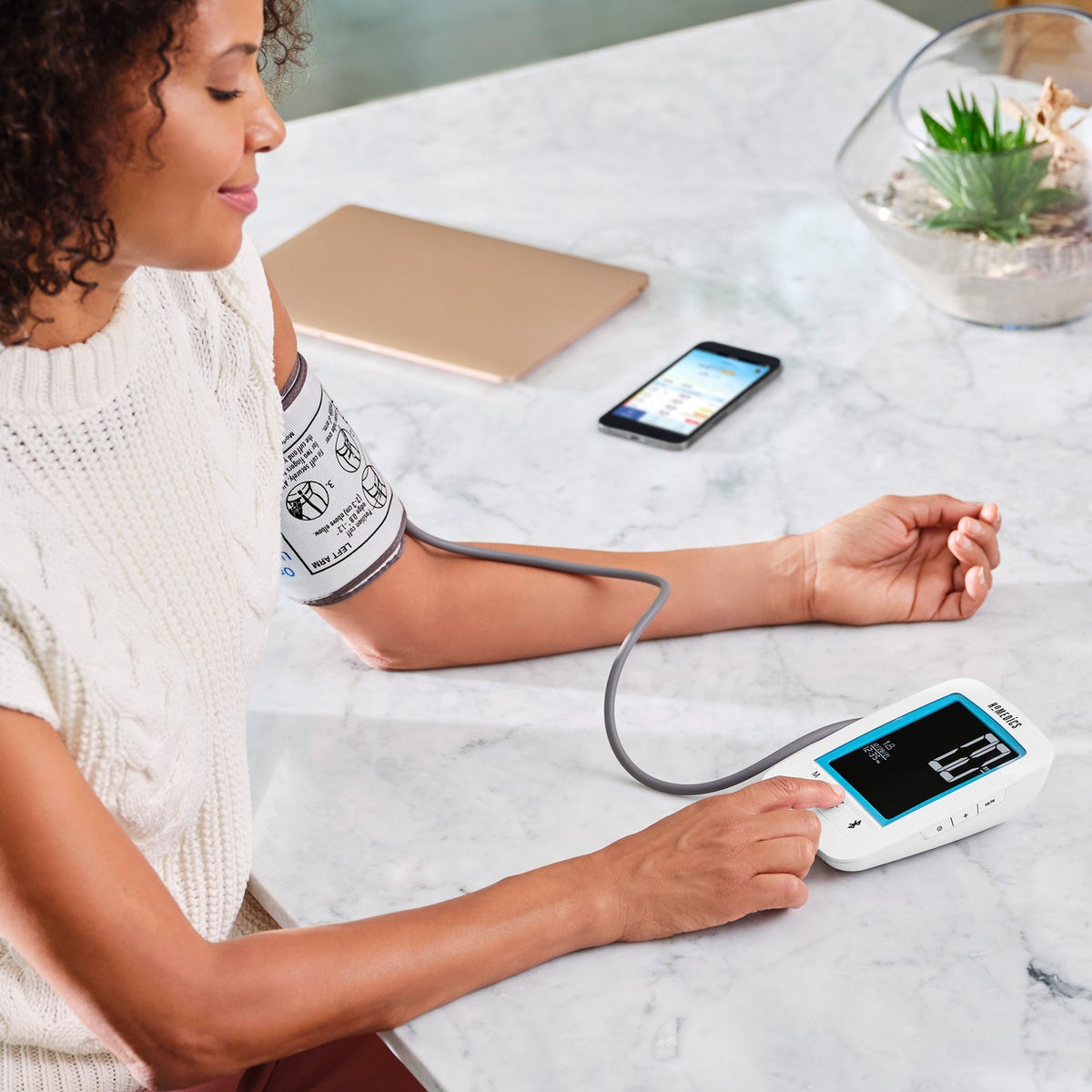 HoMedics Bluetooth Upper Arm Blood Pressure Monitor