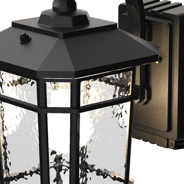 Koda Outdoor LED Wall Lantern with Power Outlet