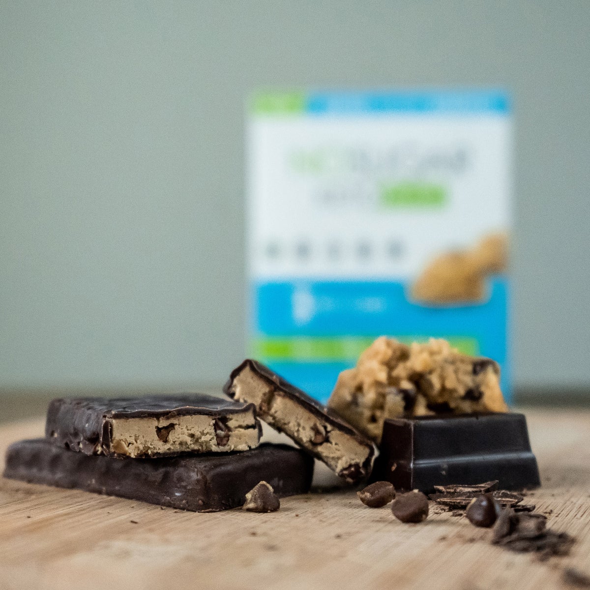 No Sugar Keto Bar Chocolate Chip Cookie Dough (12-count) 2-Pack