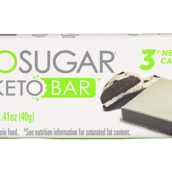 No Sugar Keto Bar (12-count) 2-pack Cookies & Cream