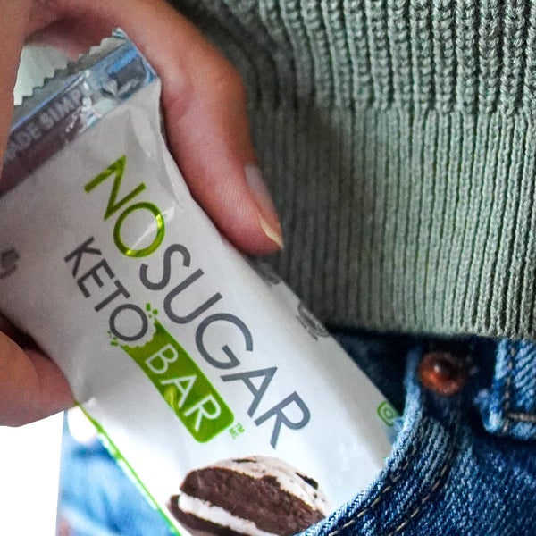 No Sugar Keto Bar (12-count) 2-pack Cookies & Cream