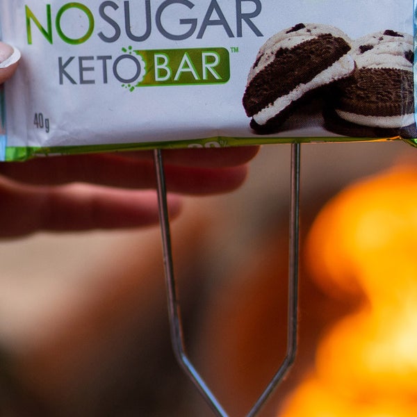 No Sugar Keto Bar (12-count) 2-pack Cookies & Cream