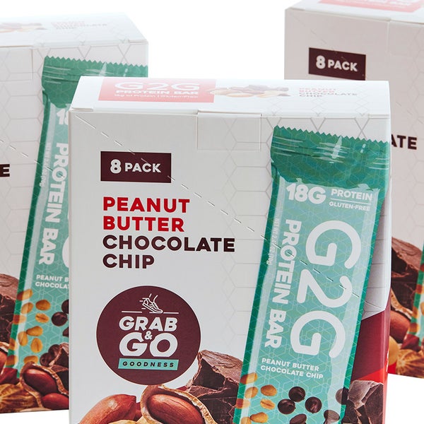 G2G 3-pack Peanut Butter Chocolate Chip Protein Bars 24-count