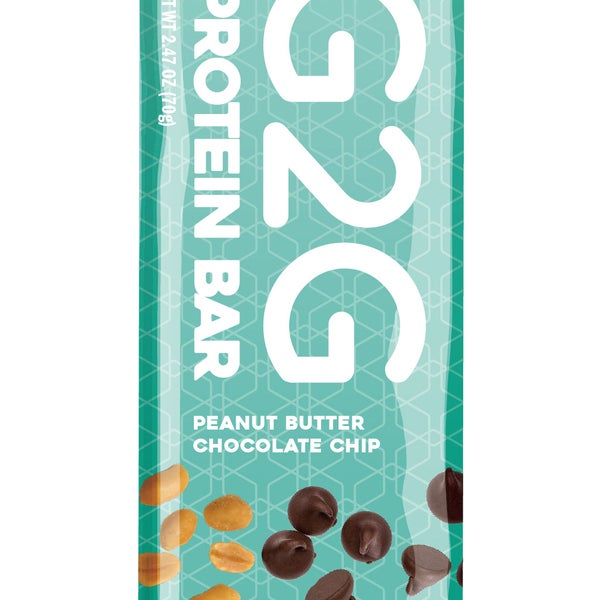G2G 3-pack Peanut Butter Chocolate Chip Protein Bars 24-count