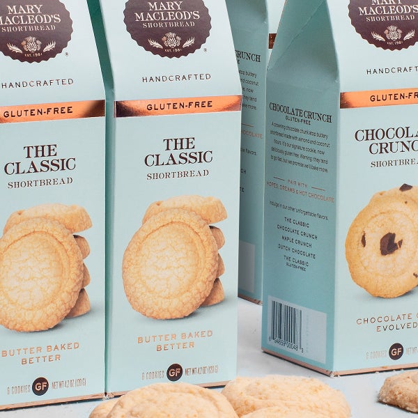 Mary Macleod's Gluten Free Shortbread Cookies Mixed Assortment 8-Pack