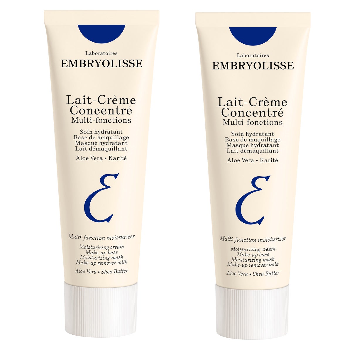 Embryolisse Lait-Creme Concentre Daily Face and Body Cream, 2.54 fl oz, 2-pack