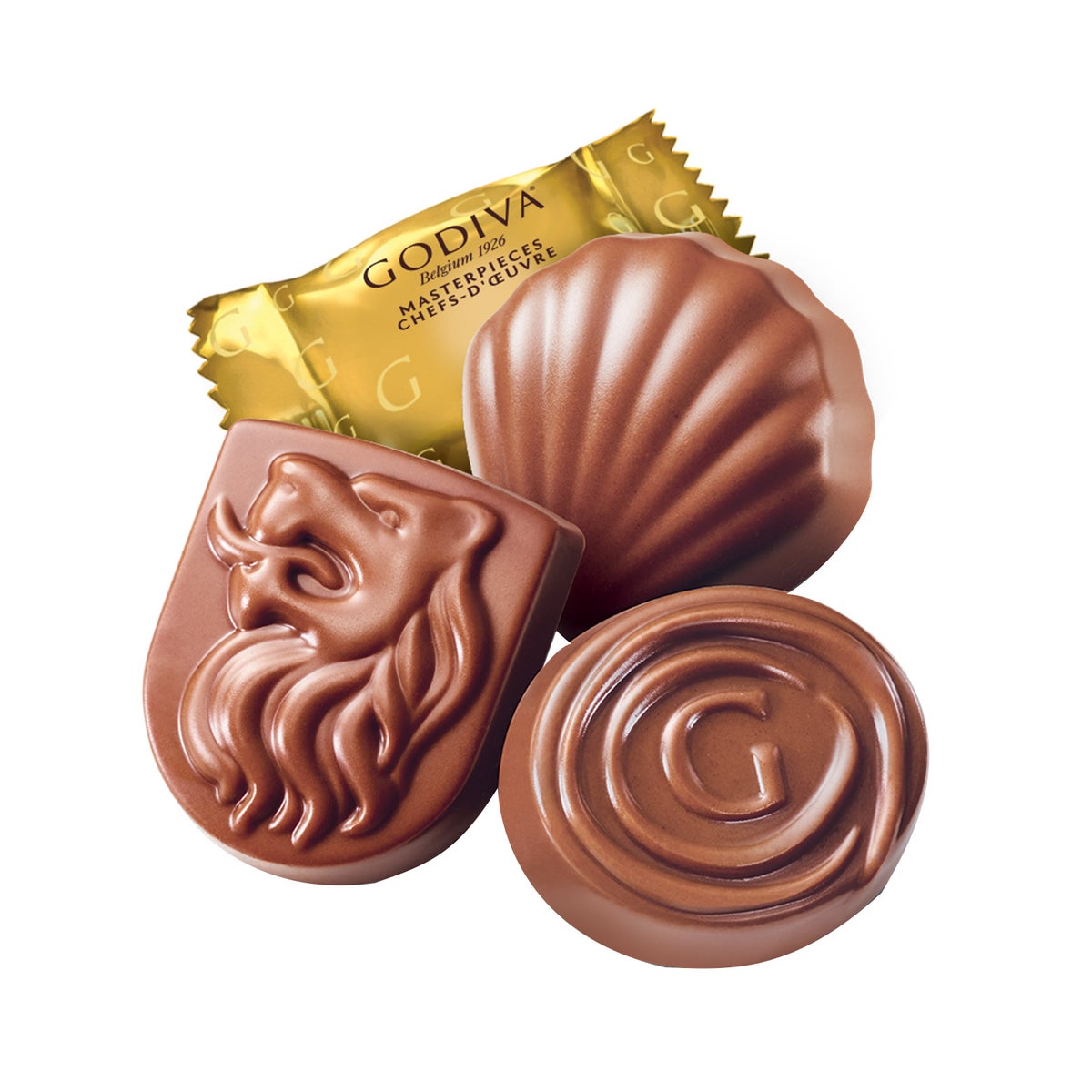 Godiva Masterpieces Assortment of Legendary Milk Chocolate 14.9 oz 4-Pack