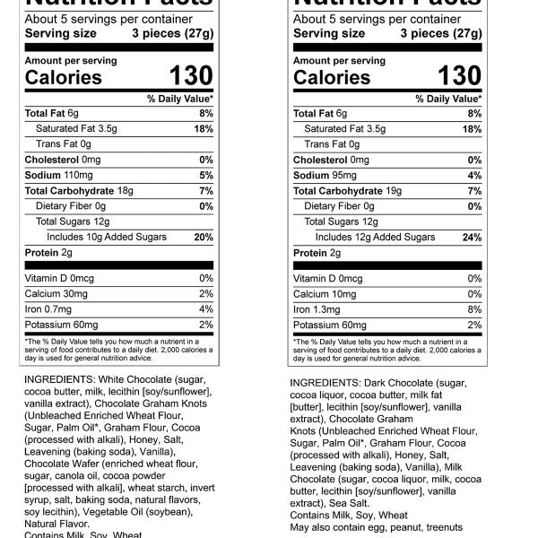 A'cappella Knotty Grahams Ensemble, 4.5 oz, 8-count