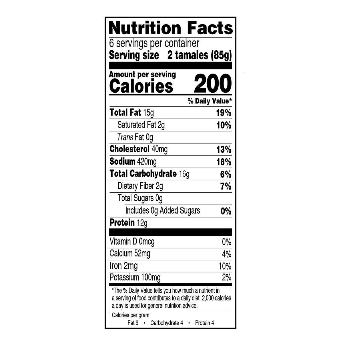 Texas Tamale Co. Chicken Tamales 6-pack of 12 each, 72-count