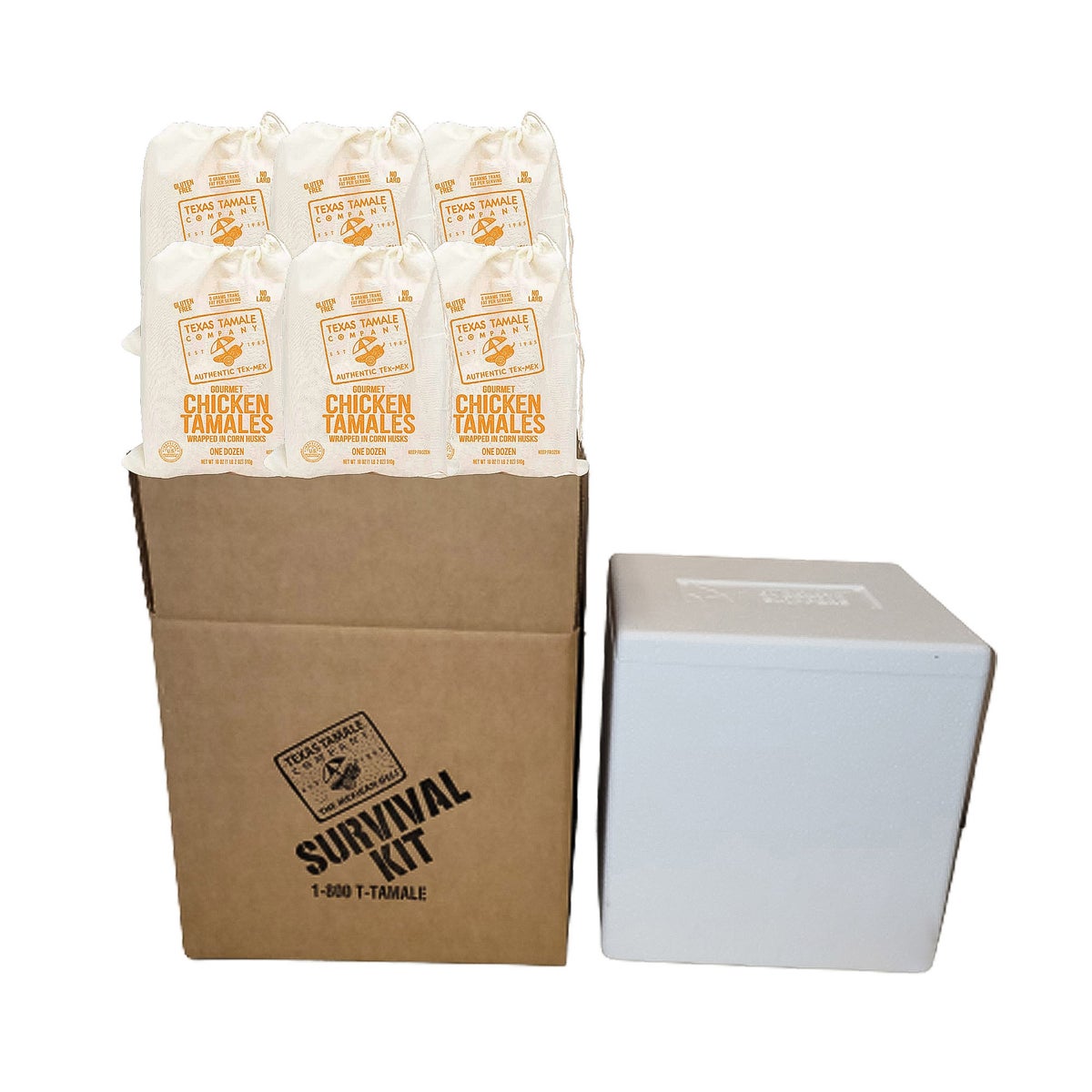 Texas Tamale Co. Chicken Tamales 6-pack of 12 each, 72-count