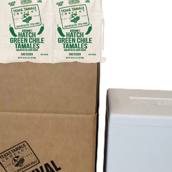 Texas Tamale Co. Hatch Chile Tamales 6pk of 12 Each, 72-count