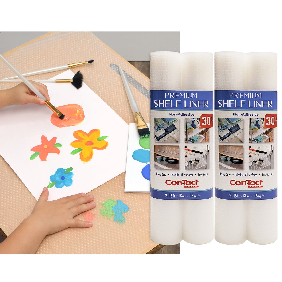 Con-Tact Brand Premium Shelf and Drawer Liner, 4-pack