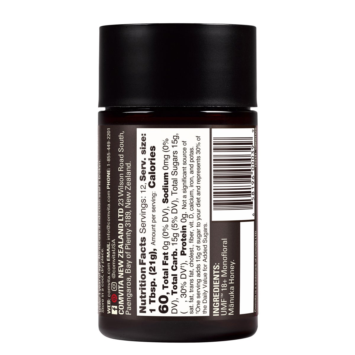 Comvita Certified UMF 18+ (MGO 696+) Raw Manuka Honey (8.8 oz)