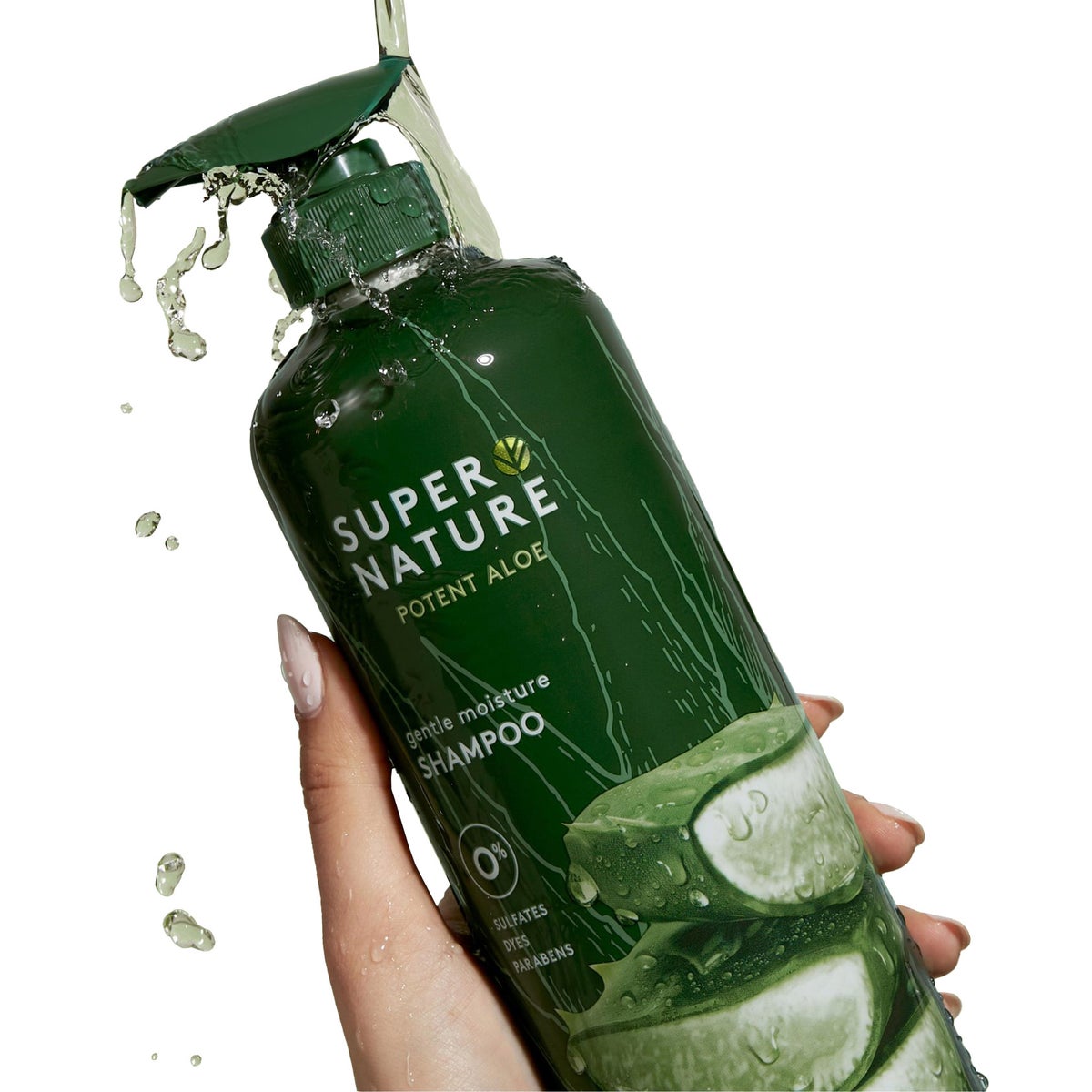 Super Nature Potent Aloe Gentle Moisture Shampoo, 30 fl oz