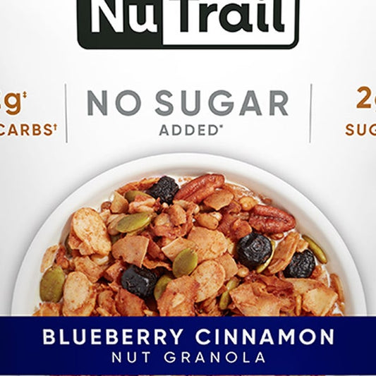 NuTrail Keto Nut Granola Blueberry Cinnamon 2-Pack (22 oz each)