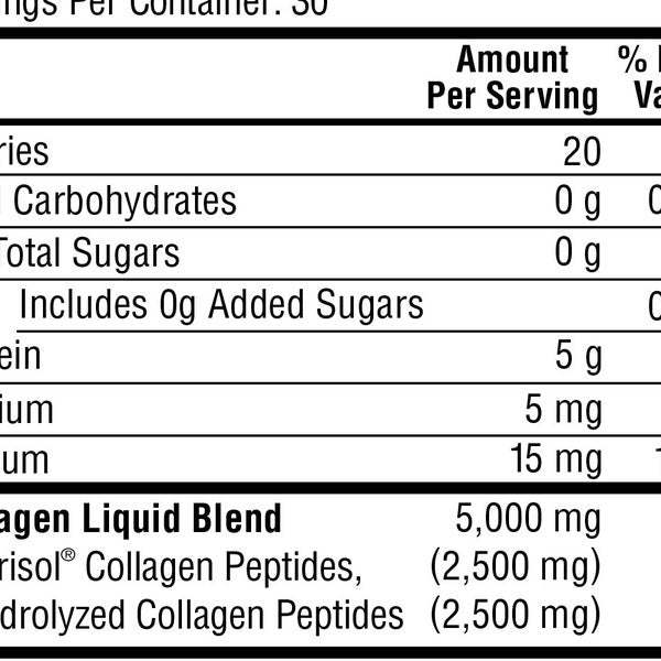 youtheory Collagen Liquid, Berry Flavor, 30 Packets