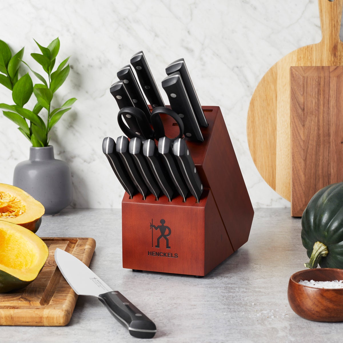Henckels Everedge Dynamic 14-Piece Knife Block Set