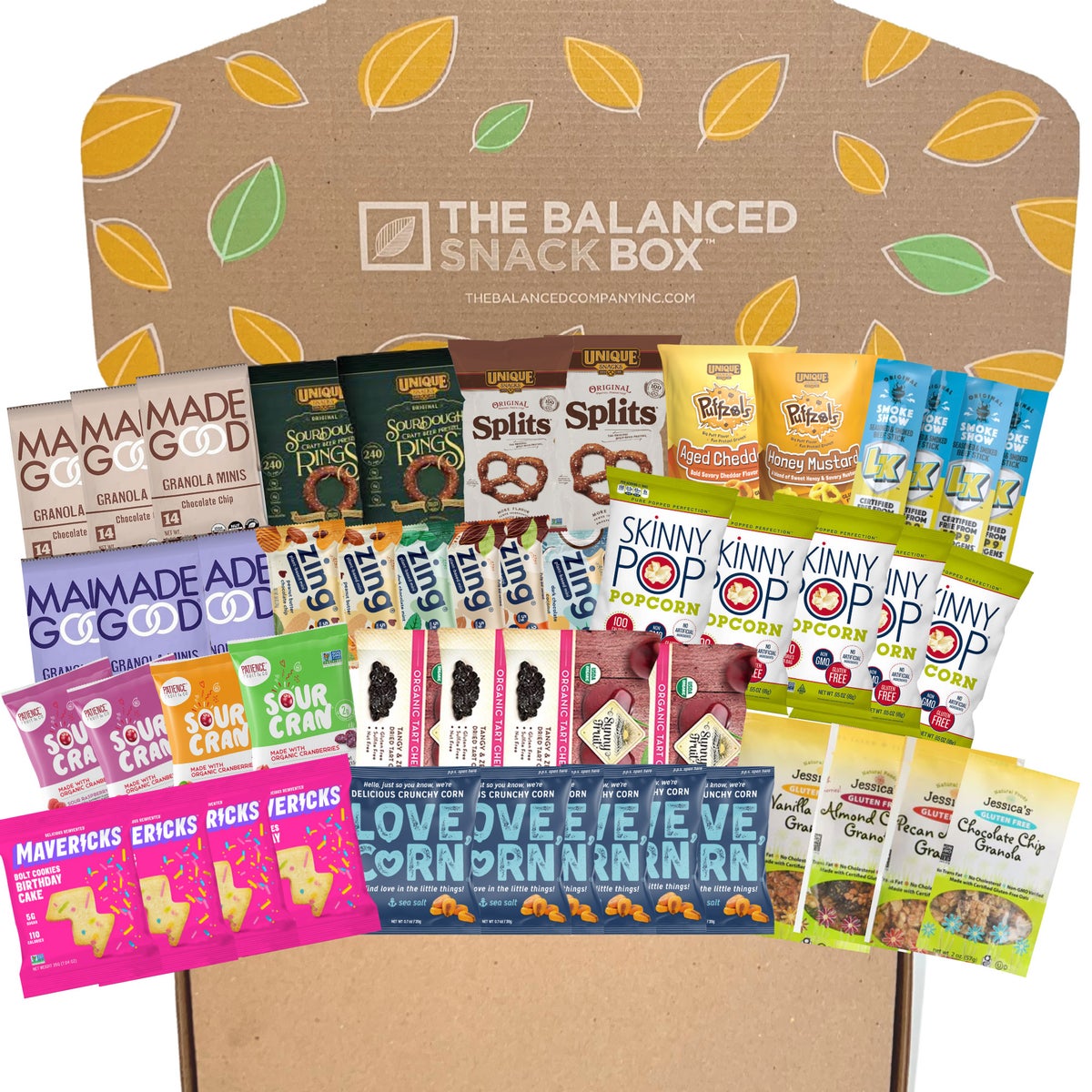 The Balanced Company, Healthy Snack Box, 50-piece